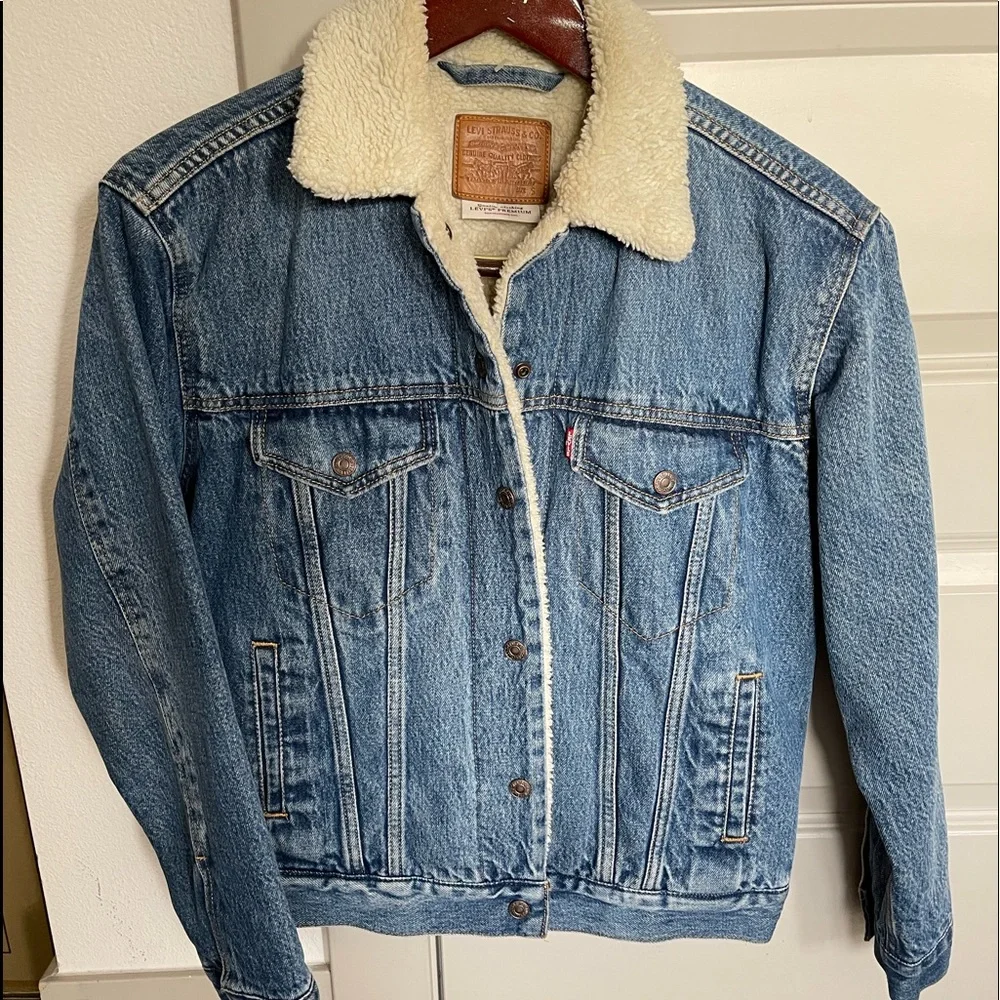 NWT  levi’s sweater jacket with 4 pockets for women, - Picture 10 of 11